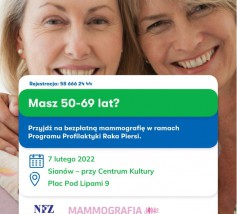 Bezpłatne badania mammograficzne