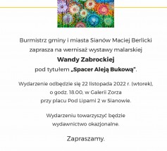 Zaproszenie TPD Zaproszenie TPD